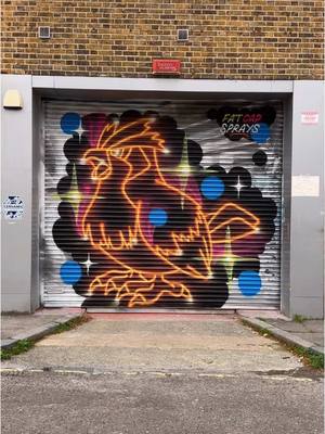 A post by @fatcapsprays on TikTok caption: Massive Pidgey painting over at Cernamic Deptford studio! Thanks for the spot 🐦⭐  • • • • • #streetart #streetartist #streetartlover #streetartlovers #streetartaddicted #streetarteverywhere #streetartchat #streetartistry #urbanartist #Art #fatcapsprays #neonart #spraypaint #muralpainting #publicart #graffiti #graffitiartist #cartoon #popart #handpainted #asmr #asmrart #satisfying #oddlysatisfying #processvideo #artprocess #artprocessvideo #streetartlondon #pokemon #pidgey