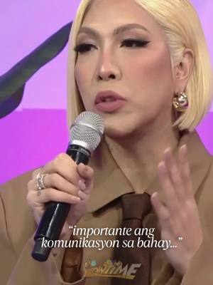 A post by @itsshowtimena on TikTok caption: Communication is the key! 🔑#ShowtimeHypeBesties #ViceGanda #Showtime #abscbn