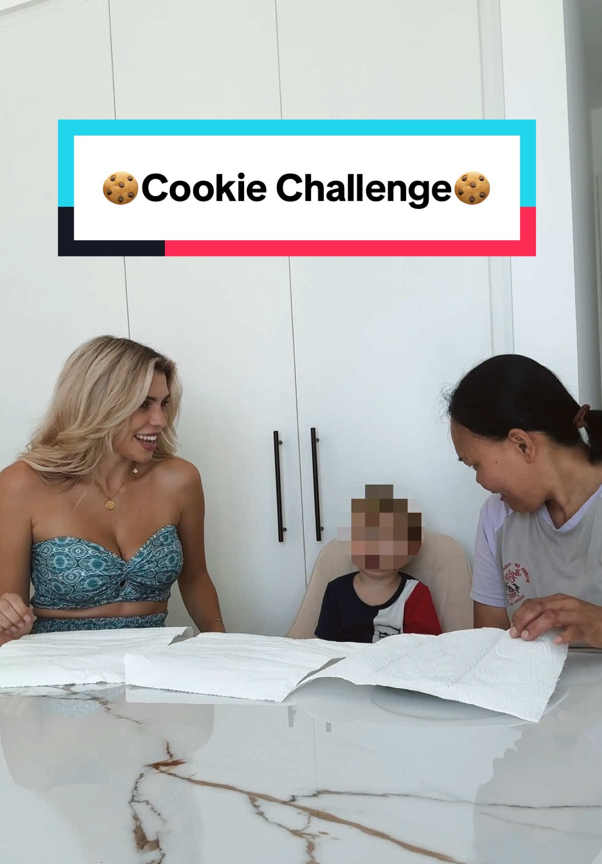A post by @nathalie_bw_official on TikTok caption: Did he pass? 😍🍪 #cookiechallenge 