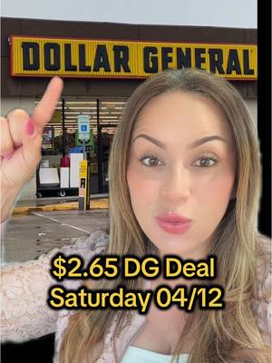 A post by @couponing4beginners on TikTok caption: $2.65 DG deal 04/12 Saturday ONLY!! #couponing #deals #dollargeneral #couponing4beginners 