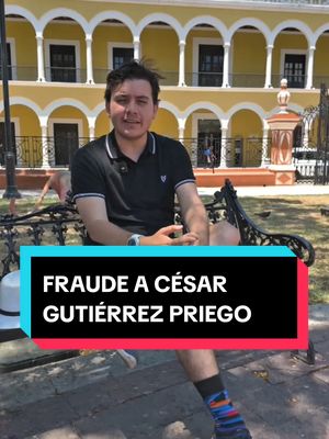 A post by @manuelpedrerooficial on TikTok caption: FRAUDE A CÉSAR GUTIÉRREZ EN REDES SOCIALES; SACAN RAJA POLÍTICA | MANUEL PEDRERO