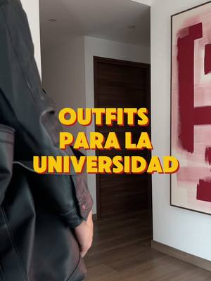 A post by @emilianomedgil on TikTok caption: Outfits para la universidad 📚 