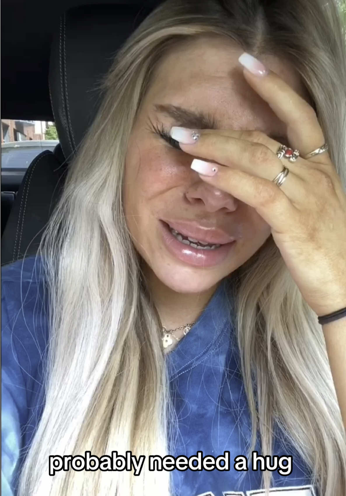 A post by @nathalie_bw_official on TikTok caption: Probably needed a hug🥺