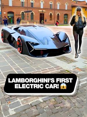 A post by @supercarblondie on TikTok caption: This Lamborghini is like music to my ears...😅 @sbxcars #lamborghini #concept #luxury