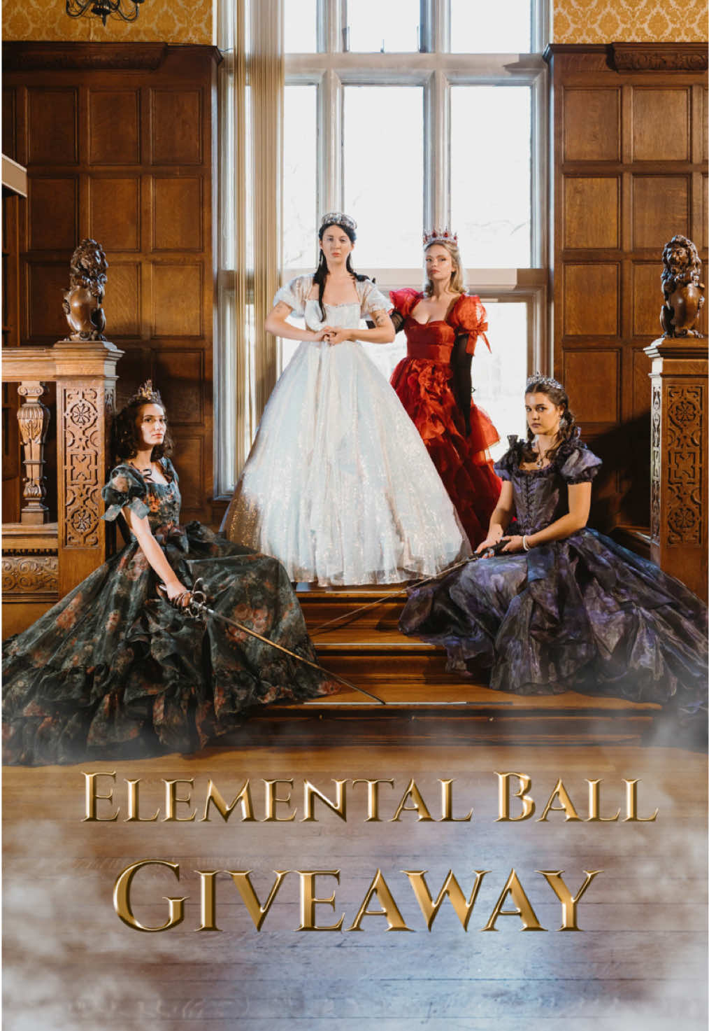 A post by @mysticfateuk on TikTok caption: ELEMENTAL BALL GIVEAWAY Want to win 2 FREE tickets to the Elemental Ball in Oxford, UK on Sunday 2nd November? Plus, we’re giving away 4 signed fantasy books courtesy of House of YA and a voucher gifted by Fanciful Doll worth £200! PRIZES 2 Tickets to the Elemental Ball  Accomodation for the evening of the ball Signed Books:  A Beautiful Evil – @Bea Fitzgerald 🌩  The Cursed Melodies – @Connie Glynn  Heir of Storms – @Lauryn Hamilton Murray  Our Infinite Fates by Laura Steven  A voucher worth £200 for a ballgown by Fanciful Doll  HOW TO ENTER 1️⃣ Follow @mysticfateuk @fancifuldoll @House of YA  2️⃣ Like this post 3️⃣ Comment which elemental court you’d join (Fire, Earth, Water, Air) & tag 3 friends Extra Entry: Share this post on your TikTok story (Public accounts only) Giveaway ends: 19th April, 12 PM (UK time) Winner announced: 19th April, 7 PM (UK time) Good luck! #fantasyball #fantasyevent #fantasyart #ballgown #fairycore #houseofya