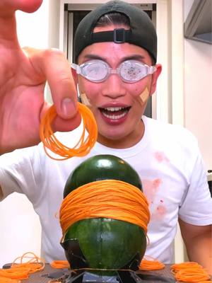 A post by @nonome_n on TikTok caption: #nonomen #watermelon 