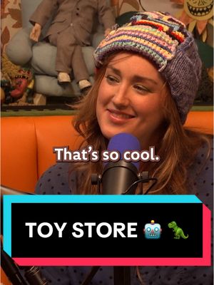 A post by @criticalrole on TikTok caption: TOY STORE! 🤖 🇯🇵 🦖  Taliesin Jaffe shares a tale of his first job working in a Japanese toy store in Episode 2 of #WeirdKids! Join him and @Smashley Johnson exclusively on @hellobeacon for even weirder stories as they unearth their pasts in our one-of-a-kind podcast! ✨  #weirdkids #weirdkidspod #theweirdkidspod #criticalrole #critrole #taliesinjaffe #ashleyjohnson #podcast #podcasting #toys #japan #retro #nostalgia #storytime #firstjob #voiceactor #90s #80s #2000s #vintage