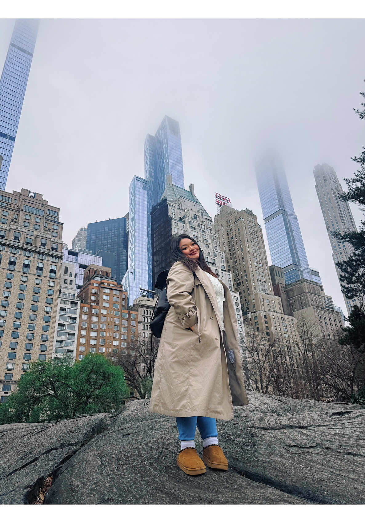 A post by @.exquisitela on TikTok caption: same location, 7 years difference.  so much has changed😭❤️🥹 #nyc #timesquare 