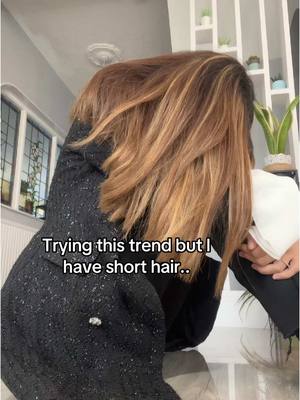 A post by @amarachehade on TikTok caption: I regret cutting my hair now 🥲