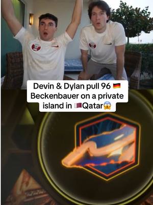 A post by @devincaherly on TikTok caption: BANGGGG #devincaherly #devinanddylan #fc25 #FIFA #packopening #qatar🇶🇦 #qatar #Gaming 