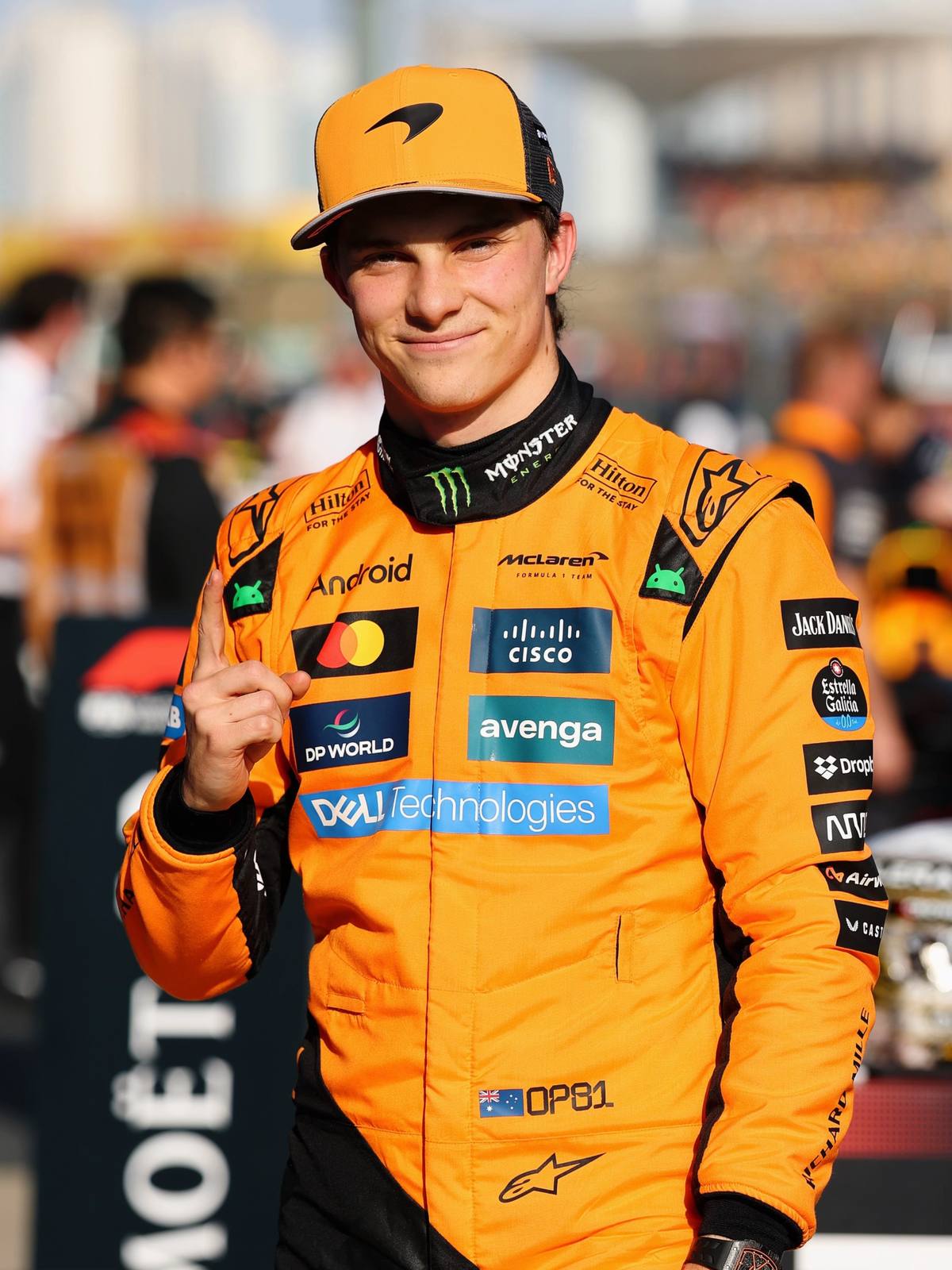 A post by @oscarpiastri on TikTok caption: 50th GP this weekend, plenty of highlights
