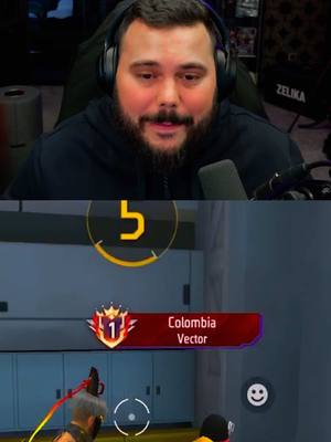 A post by @zelikafb on TikTok caption: Top 1 Doble Vector 😱 #zelika #FreeFire #lloramenosjuegamas 