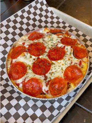 A post by @grubspot on TikTok caption: Pizza mac me please #grubspot #Pizza #cheese #pasta #macandcheese 