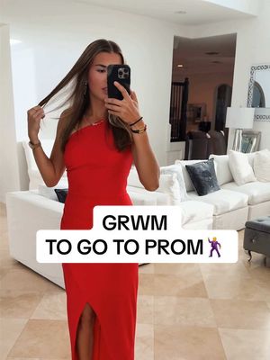 A post by @thekaitrumpgolfer on TikTok caption: Get ready with me to go to prom! #grwm #fyp #viral #fypage #prom 