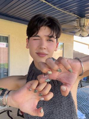A post by @marioselman on TikTok caption: nails x day one outfit #coachella ⛓️