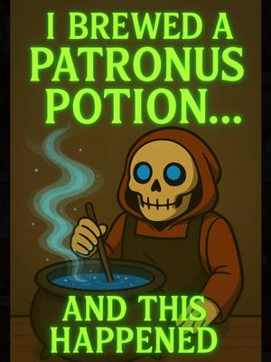 A post by @skullchefasmr on TikTok caption: #ASMR #ASMRMagic #PotionASMR #SkullChefASMR #FantasyASMR #MagicVibes #SoothingSounds #VisualASMR #TikTokMagic #WhimsicalVibes #harrypotter 