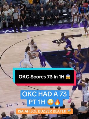 A post by @nba on TikTok caption: An insane stat 🤯🔥 @OKC Thunder #NBA #Basketball #OKCThunder #IsaiahJoe 