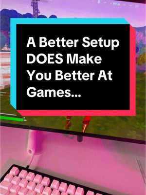 A post by @carterpcs on TikTok caption: A good setup WILL make you better at games.. #carterpcs #tech #techtok #techfacts #Gaming #gamingpc 