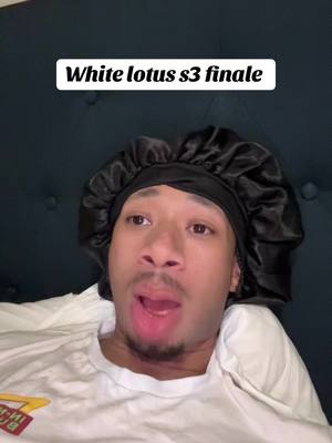 A post by @cameronjerrard on TikTok caption: The moral of the story is…. #fyp #foryou #whitelotus 
