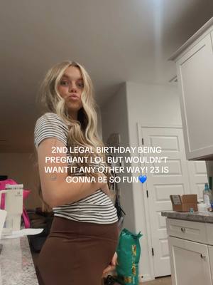 A post by @tori.roeder on TikTok caption: 23🎉 #birthday #momsoftiktok #pregnancy #2under2 #momlife 