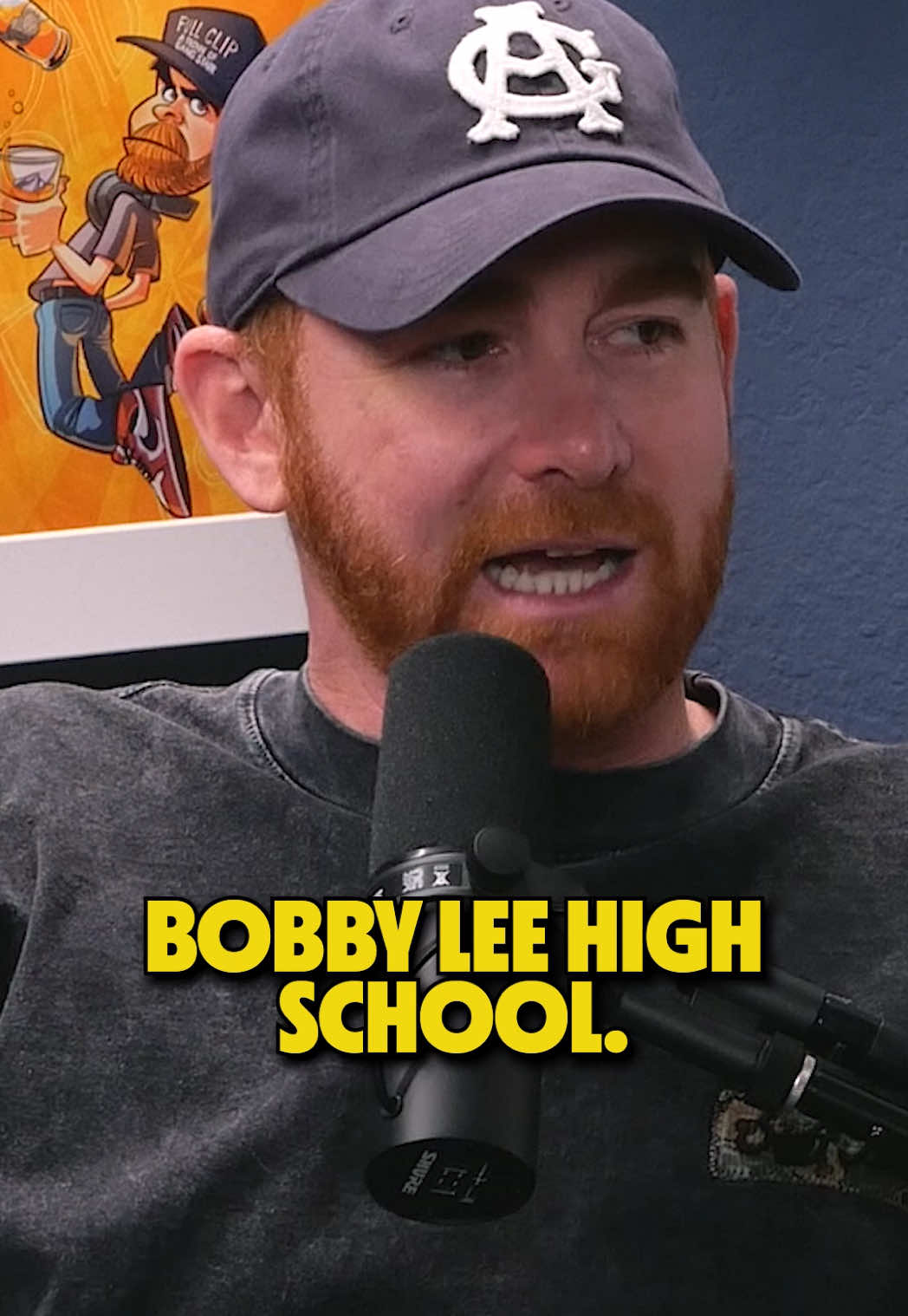 A post by @cheetosantino on TikTok caption: What classes would be at Bobby Lee High?  #whiskeygingerpodcast #aaronweber 