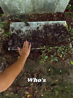 A post by @_the_clean_girl on TikTok caption: Who's Buried Here?!