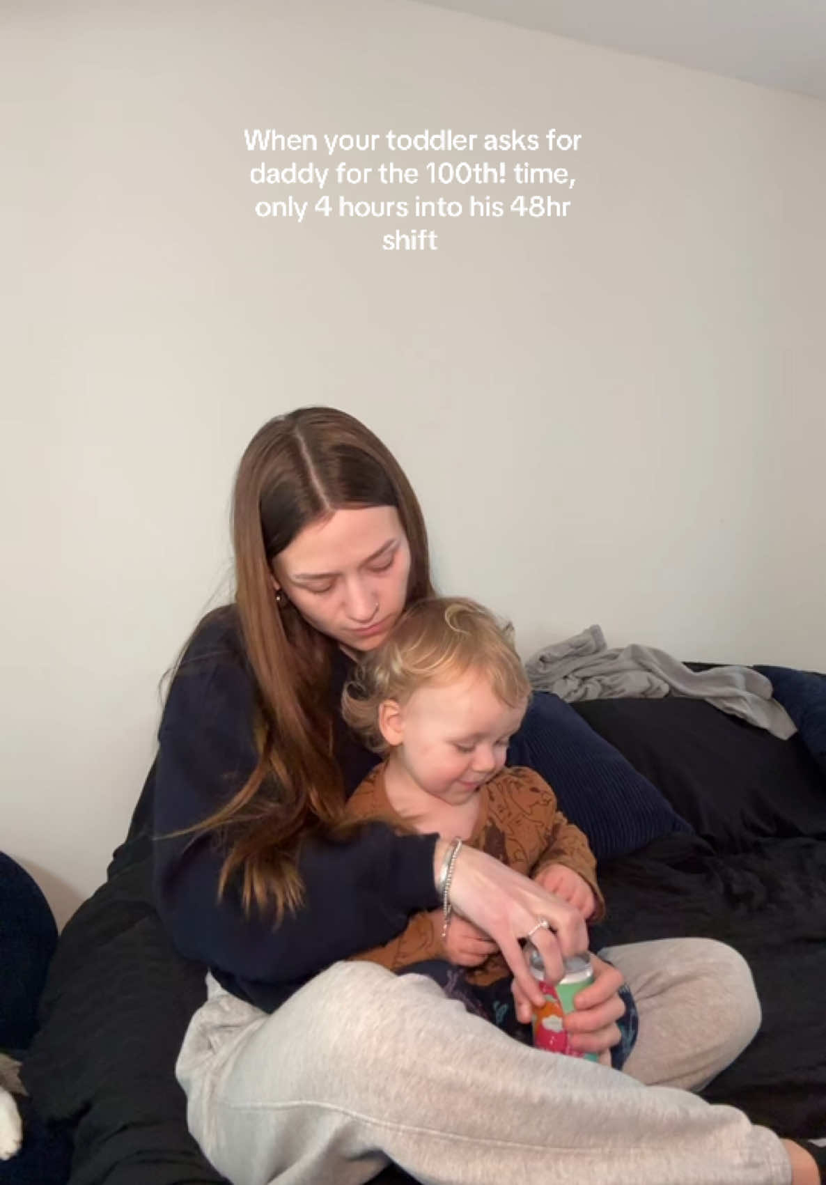 A post by @kandkfamily on TikTok caption: #toddlermoms #sahm #bluecollar 