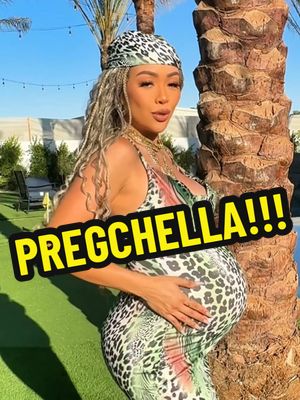 A post by @lianev on TikTok caption: PREGCHELLA 🤰🌴   #coachella