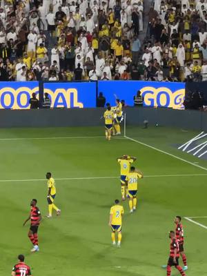 A post by @alkasstvsports on TikTok caption: 🎥 شوف | احتفال #رونالدو المعتاد بعد تسجيله الهدف الثاني للنصر 2-1 في مرمى #الرياض #النصر_الرياض #قنوات_الكاس  #SPL #rsl  #دوري_روشن_السعودي  #الرياضة_على_التيك_توك 