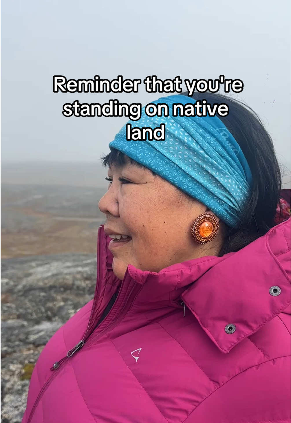 A post by @shinanova on TikTok caption: This land is stolen land  #nunavik #nativeland #stolenland #TikTokforGood #TikTok_Partner 