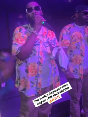 A post by @khemistrymusicpage on TikTok caption: MICS ARE ON!!!! 🔥🔥🔥🔥🔥 #khemistry #khemistrytiktok #khemistrymusic #rnb #viral #silk #acapella #concert #jodeci #ladiesnight #90s 