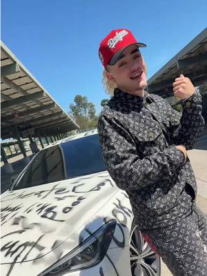 A post by @richboycardyyy on TikTok caption: Thought this would hurt me? I love the new wrap you guys did to my car I ain’t mad lol, lemme find out she did it…👀 #richboycardy #fypシ゚viral #trending #fyp #viral #shawtybaeofficial #shawtybae 