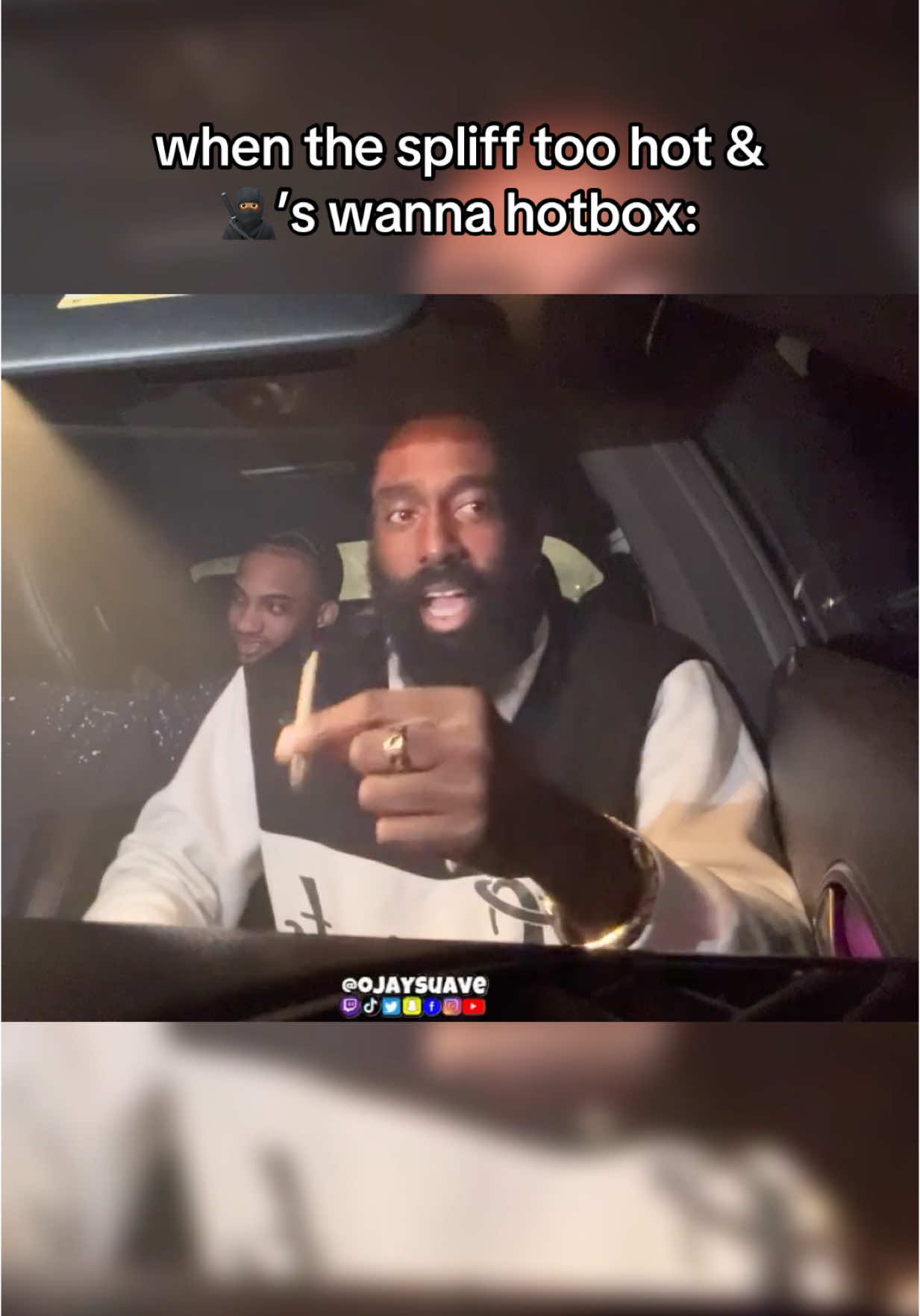 A post by @twitchojaysuave on TikTok caption: Twitch: OjaySuave #funny #ojaysuave #smokers 