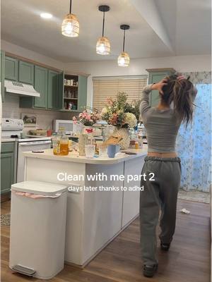 A post by @taylorfrankiepaul on TikTok caption: Clean with part two #momtok #adhd #cleanwithme 