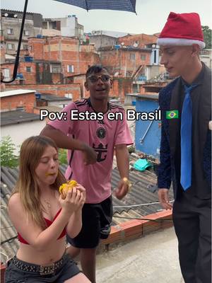 A post by @bigchungus_oficial on TikTok caption: Primer día en Brasil y me encontré a @mcmenor.jp mientras grababa un video con mi novia 🇧🇷🇦🇷