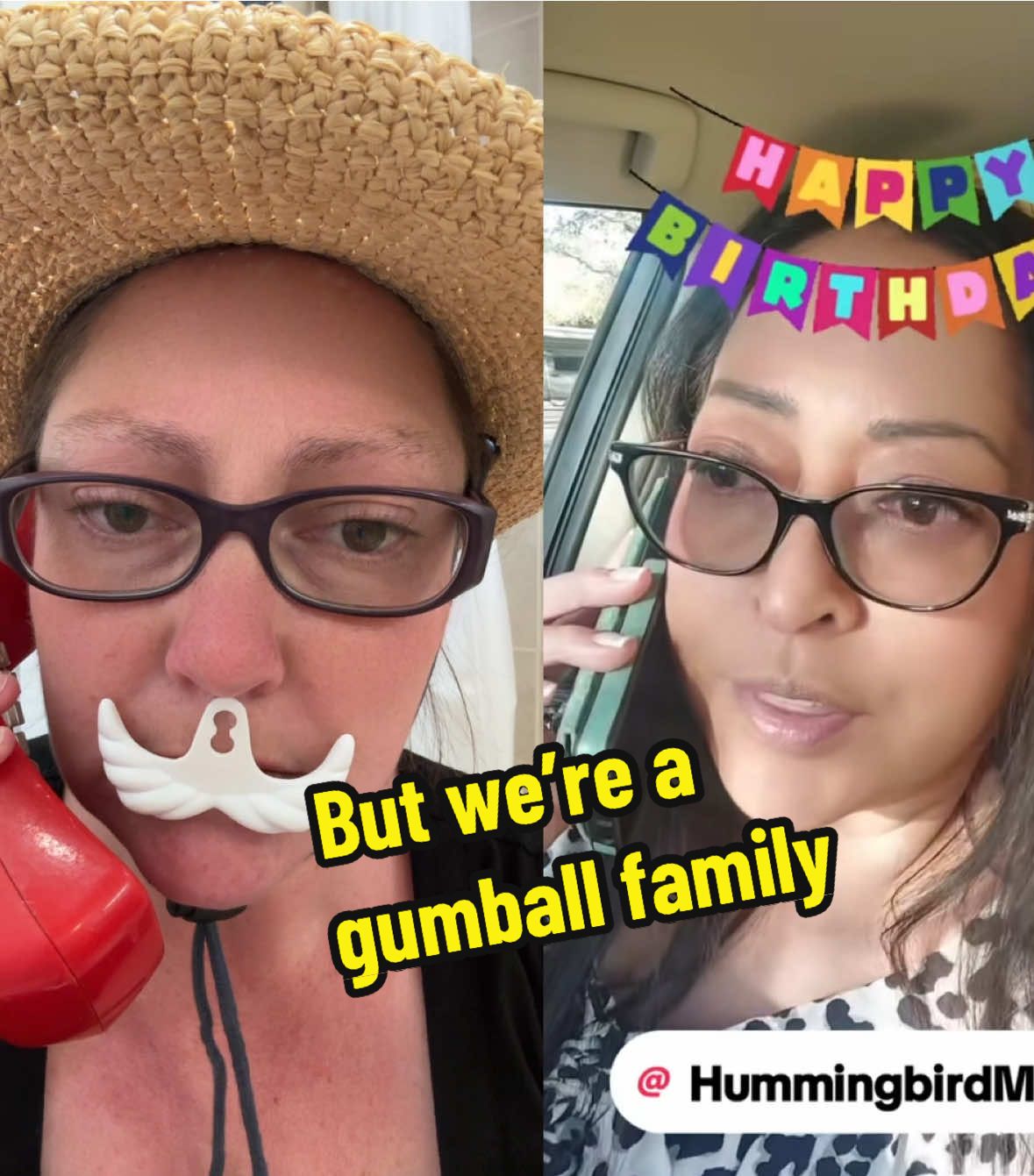 A post by @akarebear311 on TikTok caption: #duet with @Foxy #happybirthday Sorry I’m so late Baby Gurrrrl!!  Papa Squirrels loves youuuu!  BAKERS DOZEN! #lovenpositivevibes #lnpvduets #trailerparktales #lnpvtrailerparktales 