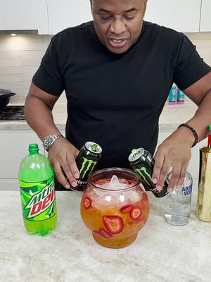 A post by @realtipsybartender on TikTok caption: Strawberry Magic Mountain Dew #cocktails #strawberry