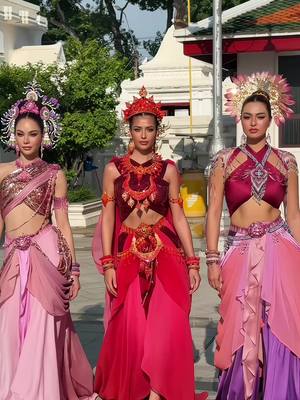A post by @annasnga1011 on TikTok caption: สวัสดีวันปีใหม่ไทยค่ะ 🙏🏻🇹🇭@Anntonia @Ann Scott-Kemmis  #สงกรานต์2568  #SongkranFestival  #ThaiNewYear #MissUniverseThailand #แอนชิลี #แอนโทเนียโพซิ้ว #แอนนาเสือ 