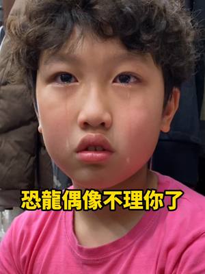 A post by @chin8012300 on TikTok caption: 與掉粉弟斷絕關係 #恐龍偶像