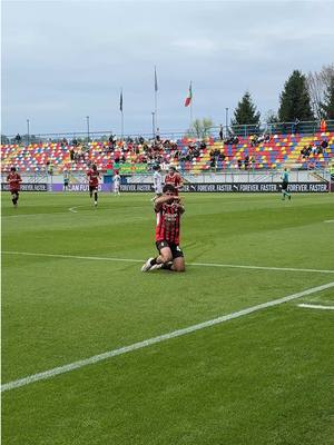 A post by @acmilan on TikTok caption: Milan Futuro - Ternana 1-0 ❤️🖤 #acmilan #milanfuturo  Quirini ⚽️