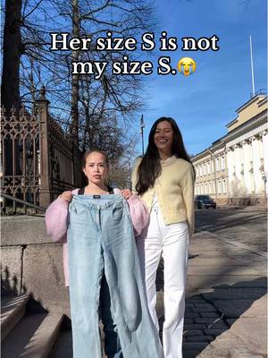 A post by @dianarantamaki on TikTok caption: I can’t borrow her pants.😭😭😭@Regine Morales | UGC 