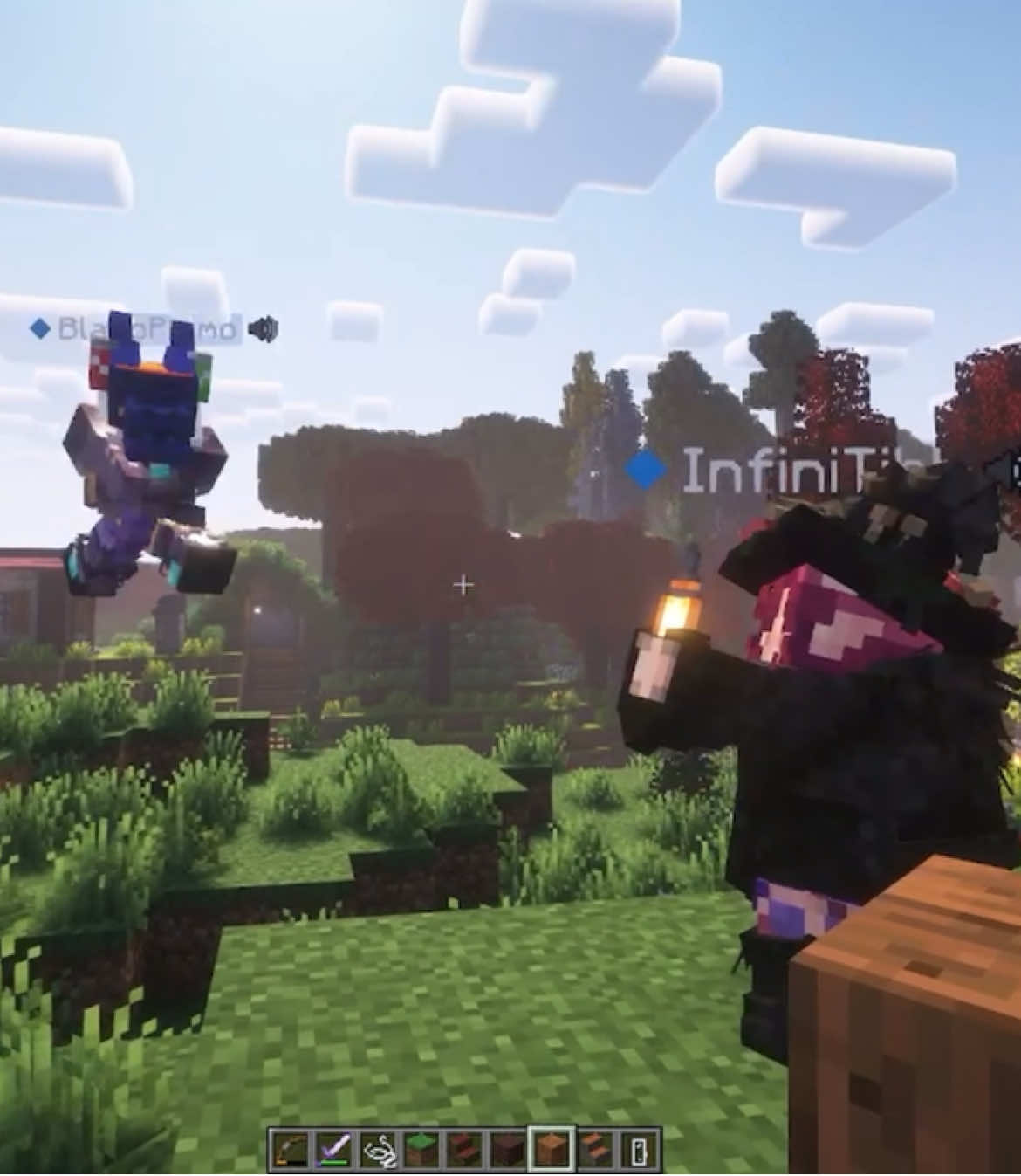A post by @ on TikTok caption: Gotta love the fly by when we just tryna build 🤣🤣🤣😭 #foryoupage #fypシ #viralvideo #fyp #trending #featureme #featurethis #tiktokviral #minecraft #minecraftmemes #minecraftbuilding #witchcore #cottagewitch #dontmineatnight 