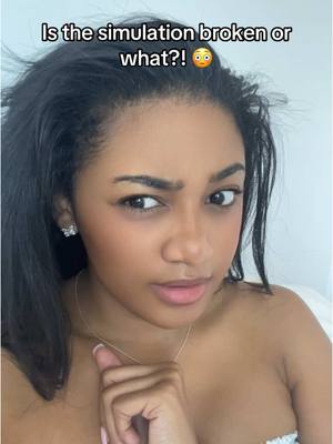 A post by @theeekatthomas on TikTok caption: #simulation #matrix #help #mystery #Glitch what is going on?! 