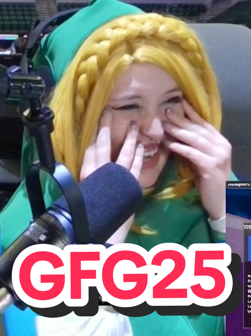 A post by @itsqueenmanda on TikTok caption: The things I do for @Gamers Outreach 🤣 #charity #girlgamer #funny #embarrassing 