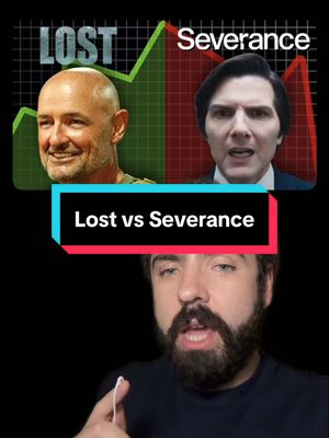 A post by @ibarrechejavier on TikTok caption: Lost vs Severance. ¿Por qué una nunca va a ser tan grande? ¿Qué nos dicen estas series de cómo funciona la tele? ¿Qué nos dice de para dónde va? Pásenle a mi canal de YT a ver el más reciente Yo te lo comparo entre Severance y Lost. Link en mi perfil. #severance #lost #serie #yotelocomparo #javieribarreche 