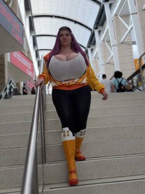 A post by @demoraavarice on TikTok caption: Did #fatgum from #myheroacademia today! Still working on it but thought it was at least a sound concept considering his powers 😂
