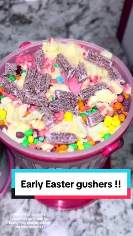 A post by @homemadegusherllc on TikTok caption: I love them !! #fyp #foryoupage #candy #fruitcandy #fruitgushers #easter 