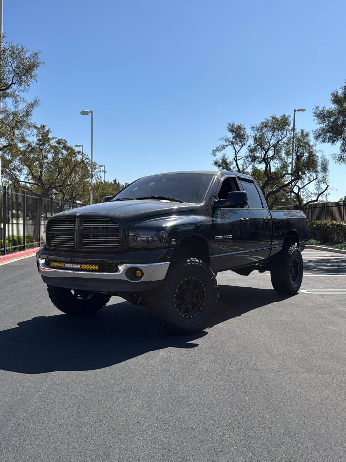 A post by @_greg_a on TikTok caption: Redneck Cummins PreRunner Complete!! New YouTube Video is LIVE!! One of the most epic builds we’ve done, go check it out!! Can’t thank @CJC Off Road & Carlisuspension enough for making this happen! 