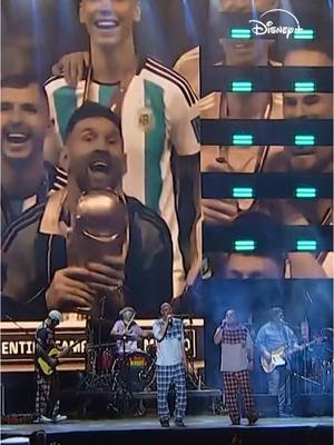 A post by @disneyplusla on TikTok caption: La Bersuit canta “Toco y Me Voy” en las últimas horas del #QuilmesRockEnDisneyPlus #Bersuit #TocoYMeVoy #QuilmesRock #disneyplus 