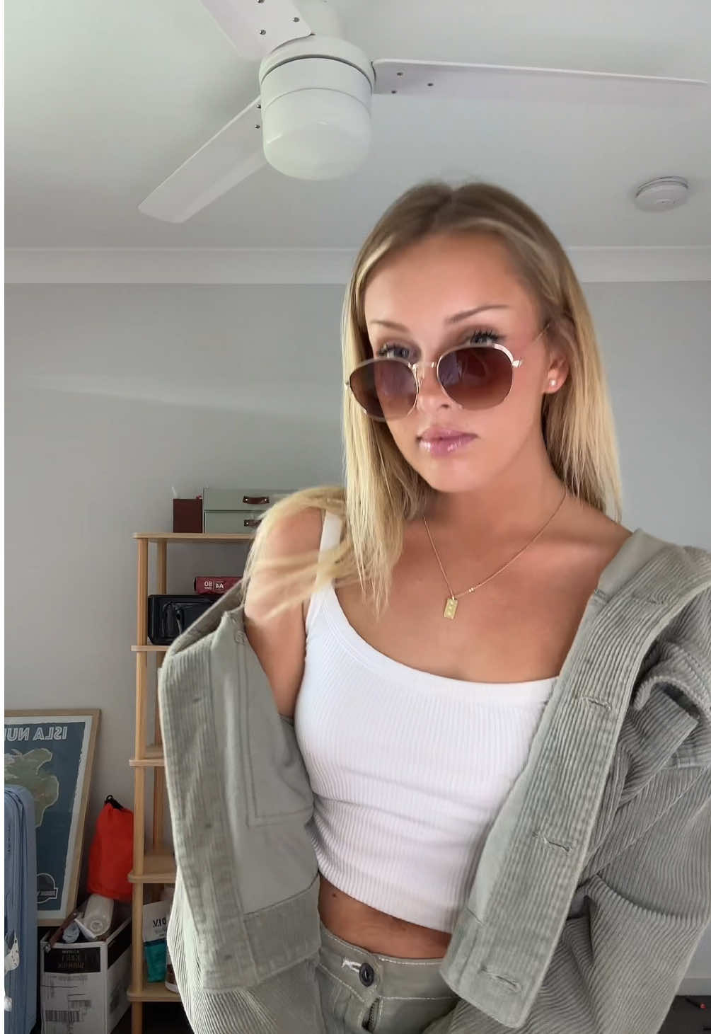 A post by @chloe_dillon on TikTok caption: Coachella day 3🙈😂 (grwm for the supermarket 😭) Brand new videos up on my IG! ( chloedillon_official ) #coachella #grwm 